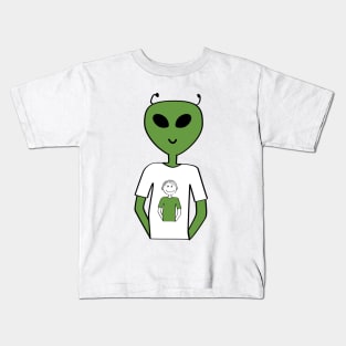 Alien Human T-shirt-T-shirt (short hair) Kids T-Shirt